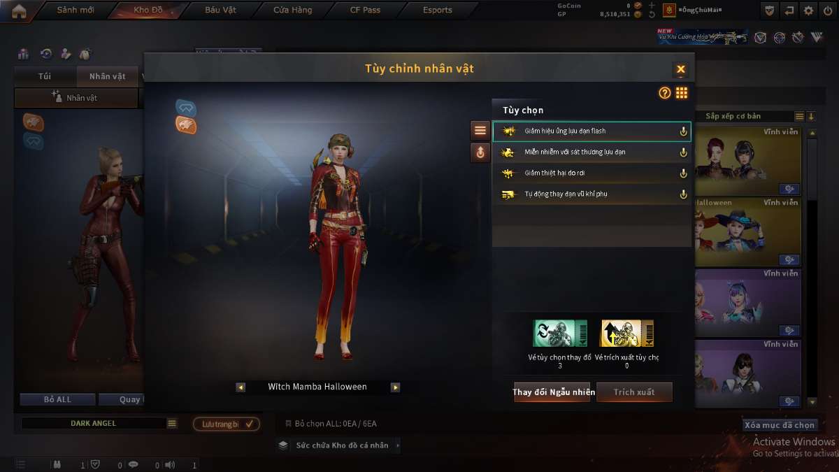 shop acc cf uy tin gia re